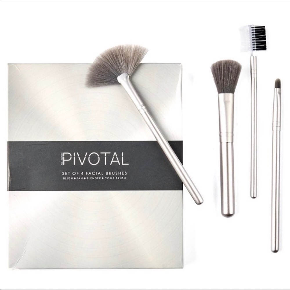 Pivotal Cosmetics 4 piece facial brush set blender